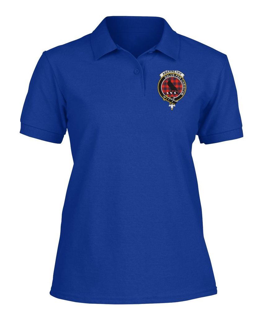 Clan Abernethy Family Crest Polo T-Shirt KA19 Abernethy Tartan Tartan Polo   