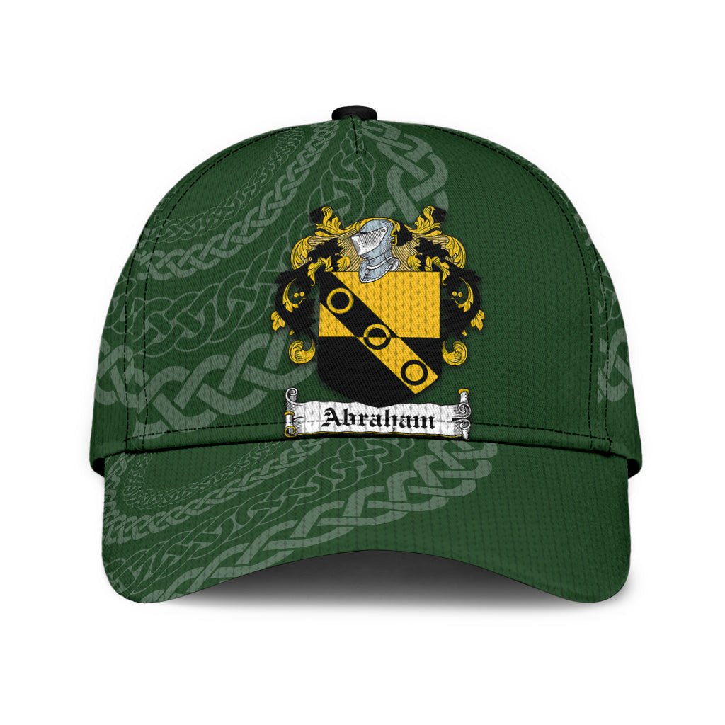 Clan Abraham Coat Of Arms Munster Ireland - Irish Family Crest St Patrick's Day Classic CapEO85 Classic Cap - Abraham Coat Of Arms Munster Ireland St Patrick's Day Classic Cap Irish Cap   
