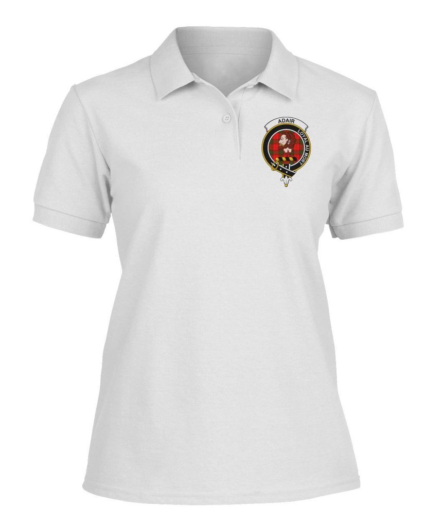 Clan Adair Family Crest Polo T-Shirt UI47 Adair Tartan Tartan Polo   