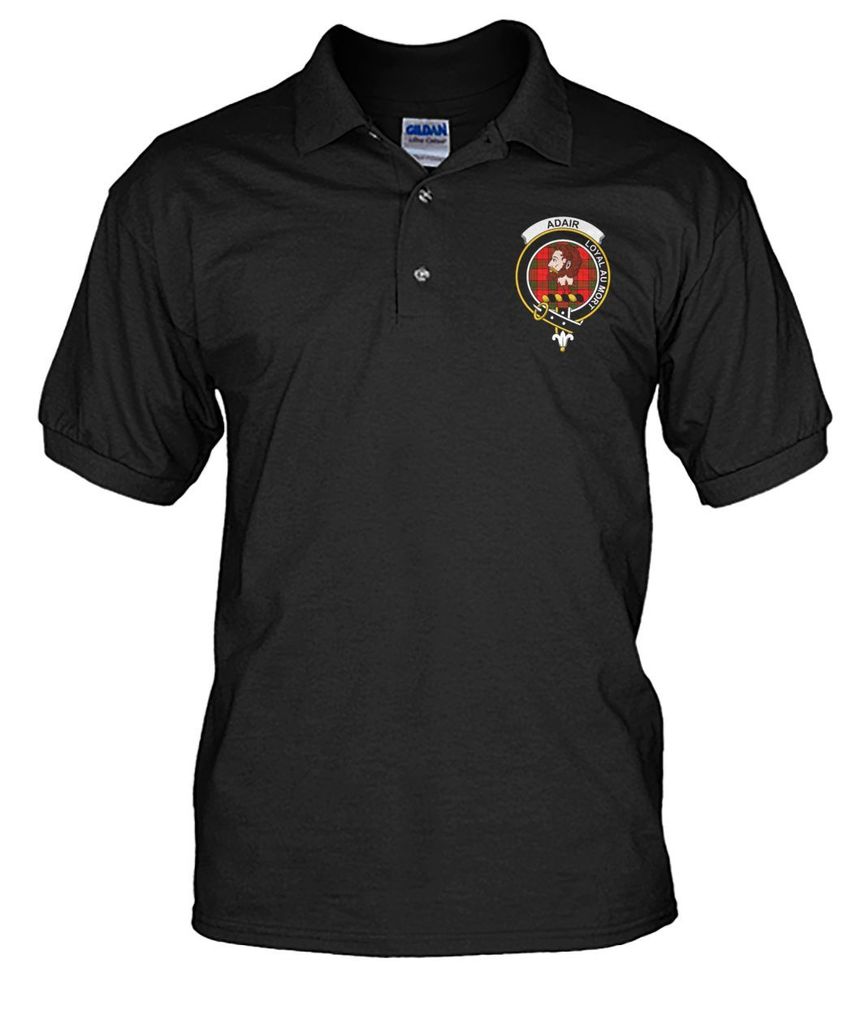 Clan Adair Family Crest Polo T-Shirt UI47 Adair Tartan Tartan Polo   