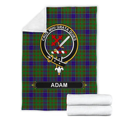 Clan Adam Family Tartan Crest BlanketsVY67 Clan Adam Tartan Today   