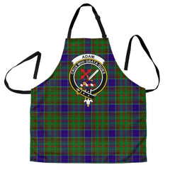Clan Adam Tartan Crest Apron BO30 Clan Adam Tartan Today   