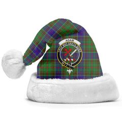 Clan Adam Tartan Crest Christmas Santa Hat NI42 Adam Tartan Tartan Santa Hat   