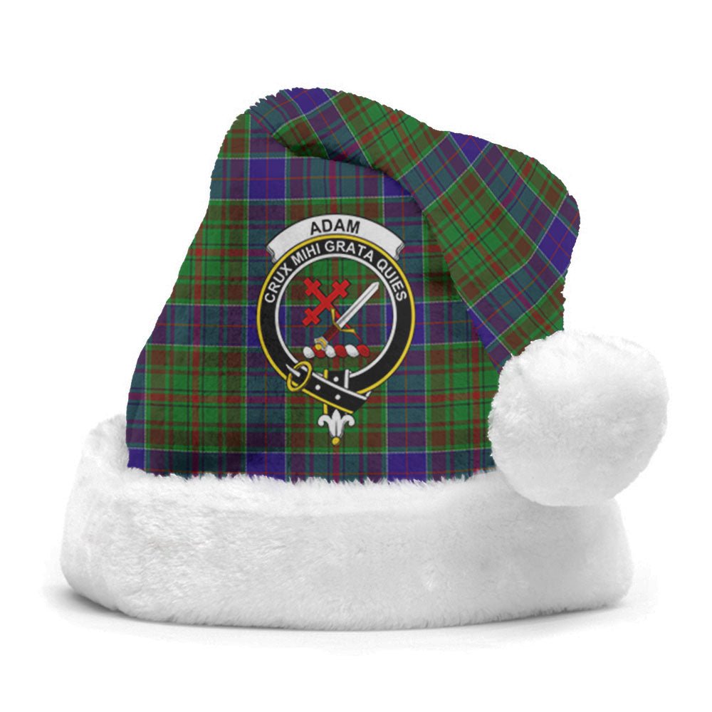 Clan Adam Tartan Crest Christmas Santa Hat NI42 Adam Tartan Tartan Santa Hat   