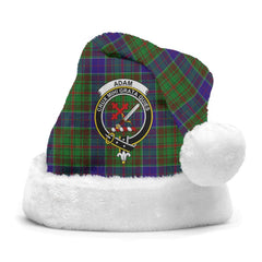 Clan Adam Tartan Crest Christmas Santa Hat NI42 Adam Tartan Tartan Santa Hat   