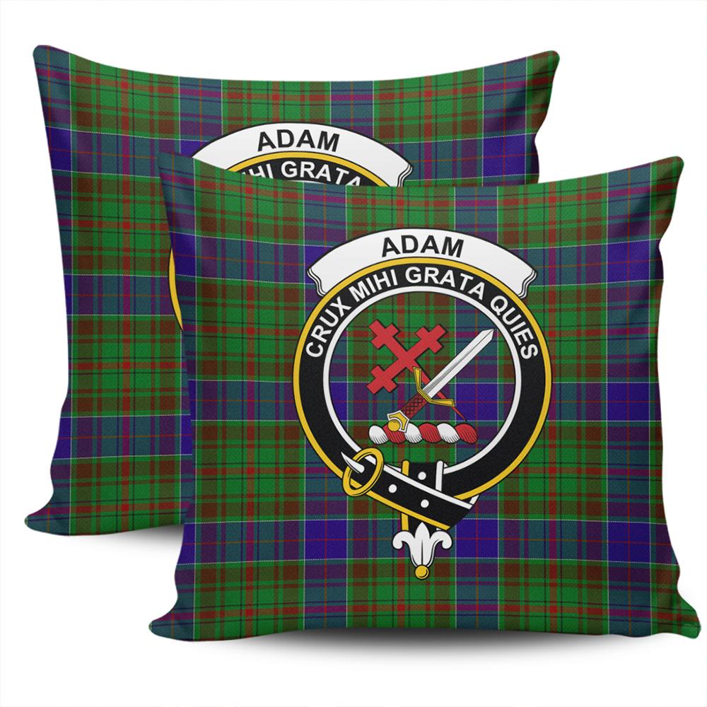 Clan Adam Tartan Crest Pillow Cover XQ17 Clan Adam Tartan Today   