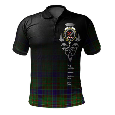 Clan Adam Tartan Polo Shirt - Alba Celtic Style FI67