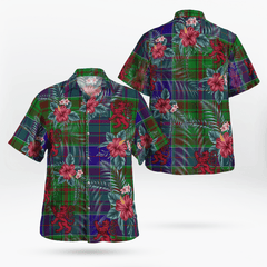Clan Adam Tartan Scottish Lion Hawaiian Shirt SU90 Adam Tartan Tartan Hawaii Shirt   