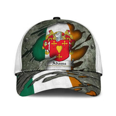 Clan Adams Coat Of Arms - Irish Family Crest Classic Cap TI85 Adams Coat Of Arms Irish Cap   