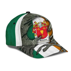 Clan Adams Coat Of Arms - Irish Family Crest Classic Cap TI85 Adams Coat Of Arms Irish Cap   