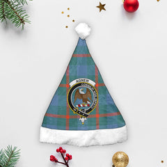 Clan Agnew Ancient Tartan Crest Christmas Santa Hat SY70 Agnew Ancient Tartan Tartan Santa Hat   