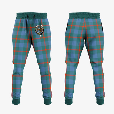 Clan Agnew Ancient Tartan Crest Jogger Sweatpants OH17
