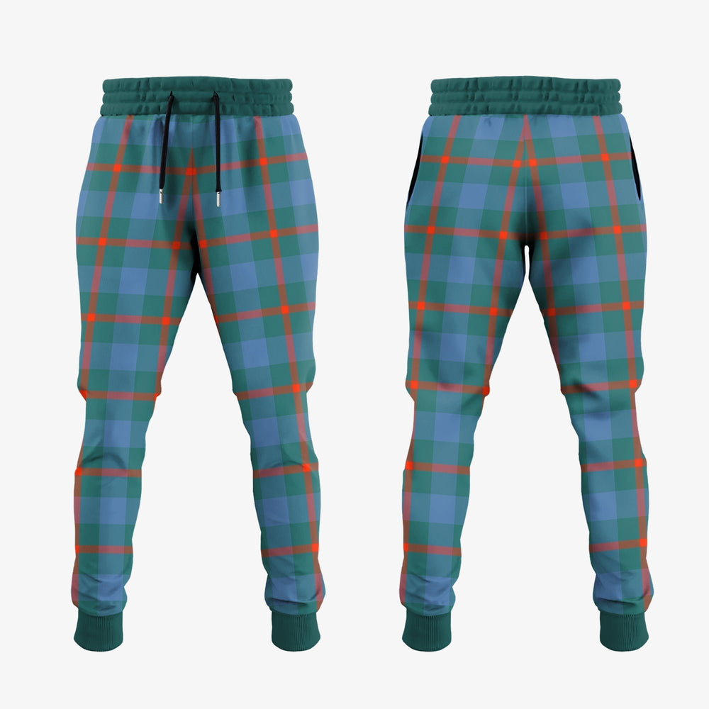 Clan Agnew Ancient Tartan Crest Jogger Sweatpants OH17 Clan Agnew Tartan Today   