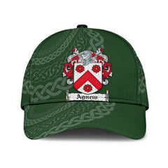 Clan Agnew Coat Of Arms - Irish Family Crest St Patrick's Day Classic CapHT49 Classic Cap - Agnew Coat Of Arms St Patrick's Day Classic Cap Irish Cap   