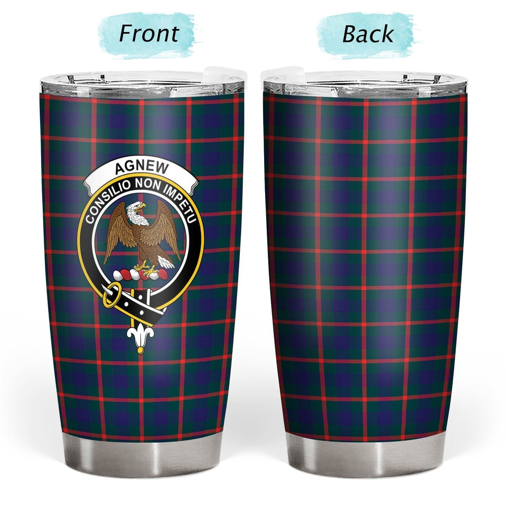 Clan Agnew Modern Tartan Crest Tumbler OB10 Clan Agnew Tartan Today   
