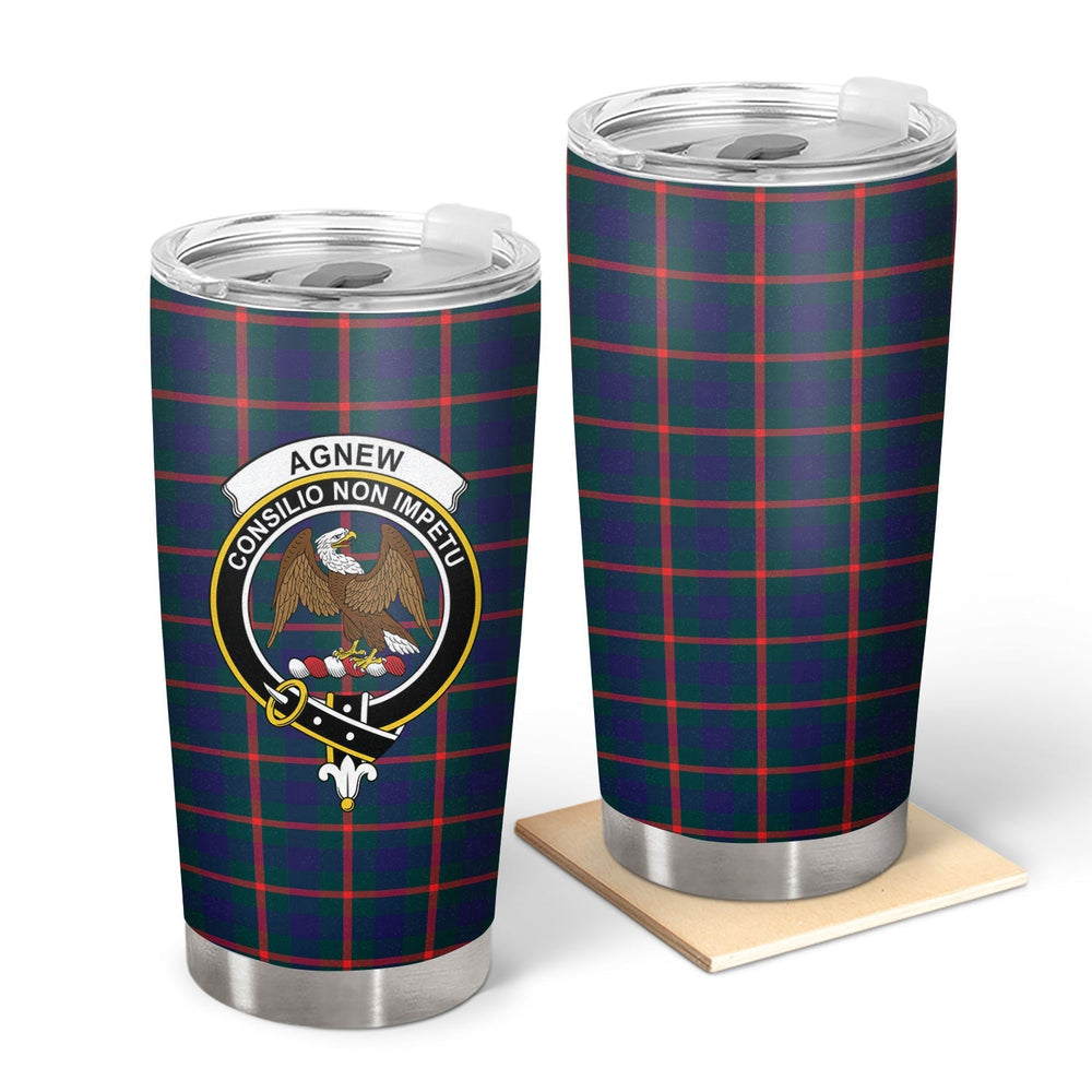 Clan Agnew Modern Tartan Crest Tumbler OB10 Clan Agnew Tartan Today   