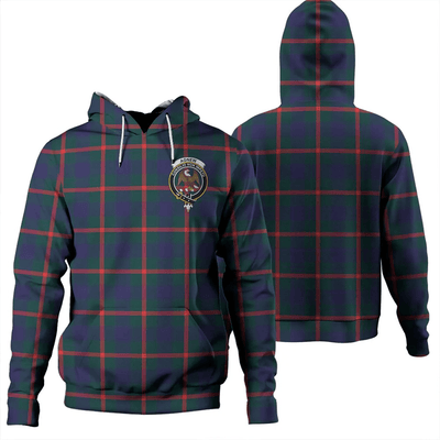 Clan Agnew Modern Tartan Hoodie Crest