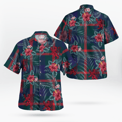 Clan Agnew Modern Tartan Scottish Lion Hawaiian Shirt AT40 Agnew Modern Tartan Tartan Hawaii Shirt   