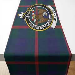 Clan Agnew Tartan Crest Table Runner Cotton BT48 Agnew Tartan Tartan Table Runner   