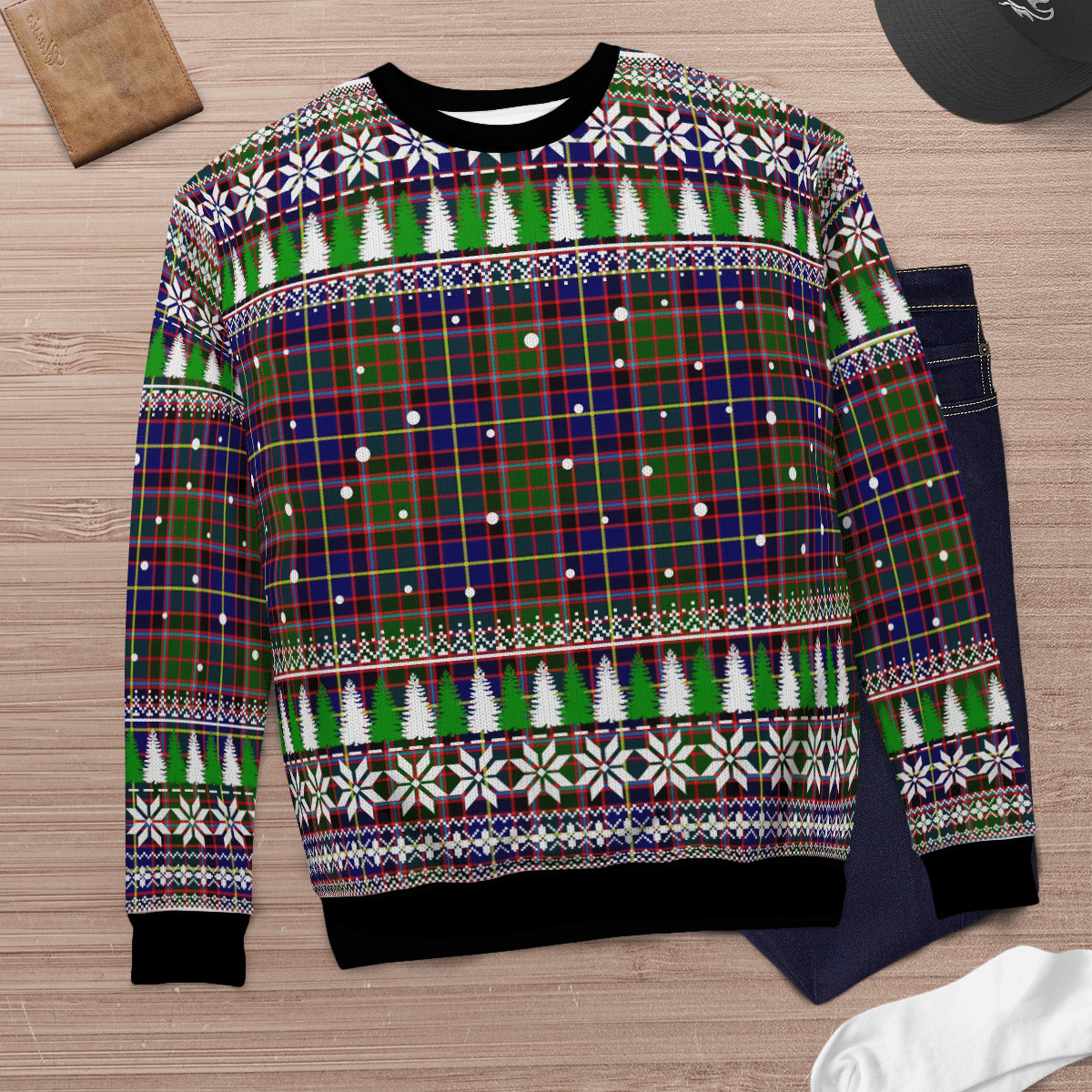 Clan Aikenhead Tartan Christmas Ugly Sweater QY38 Aikenhead Tartan Tartan Ugly Sweater   
