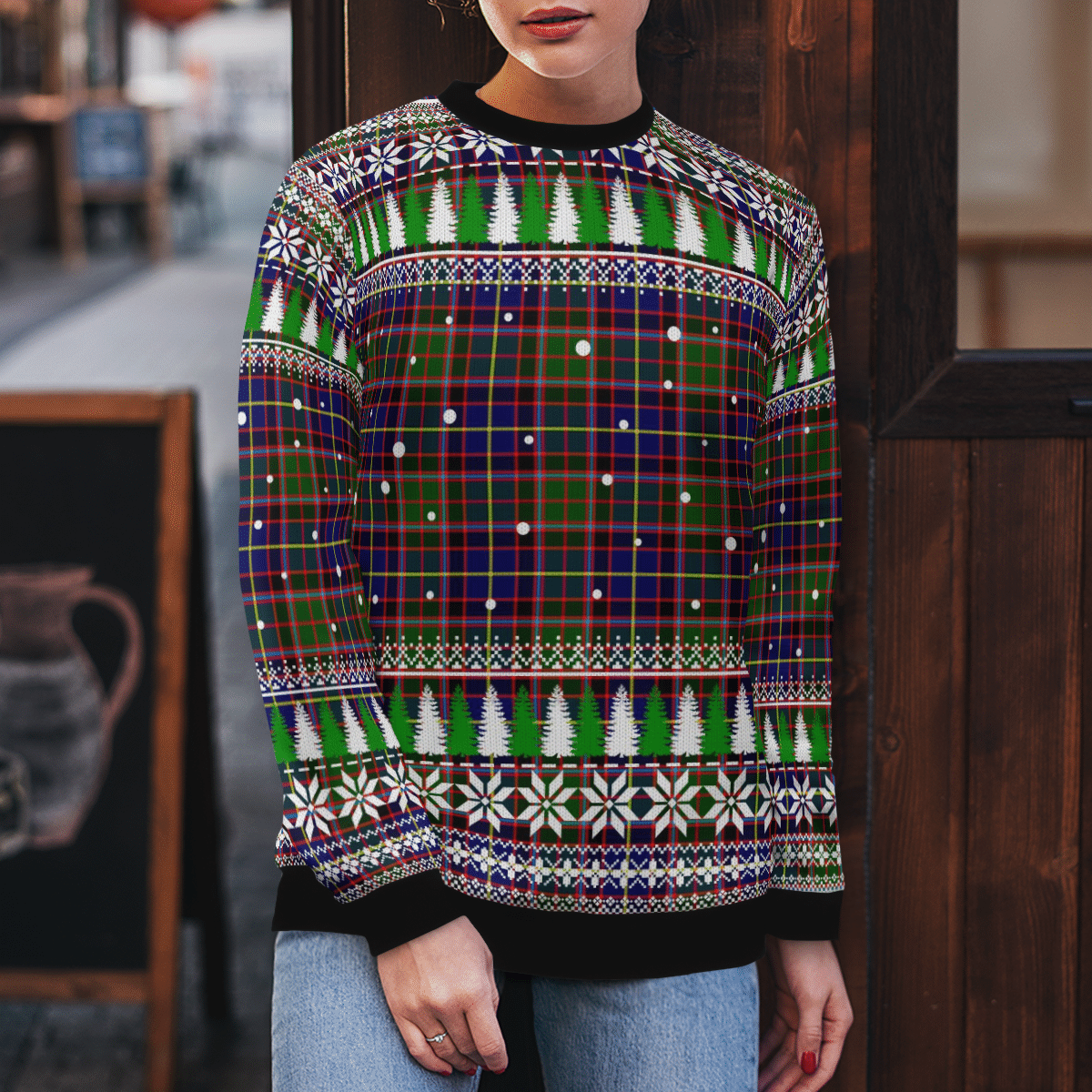 Clan Aikenhead Tartan Christmas Ugly Sweater QY38 Aikenhead Tartan Tartan Ugly Sweater   