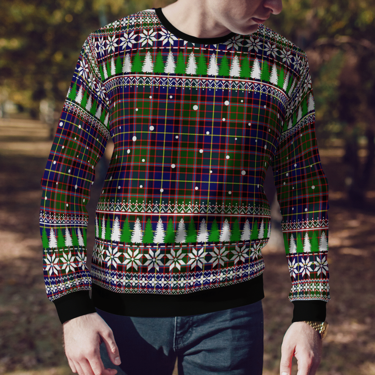 Clan Aikenhead Tartan Christmas Ugly Sweater QY38 Aikenhead Tartan Tartan Ugly Sweater   