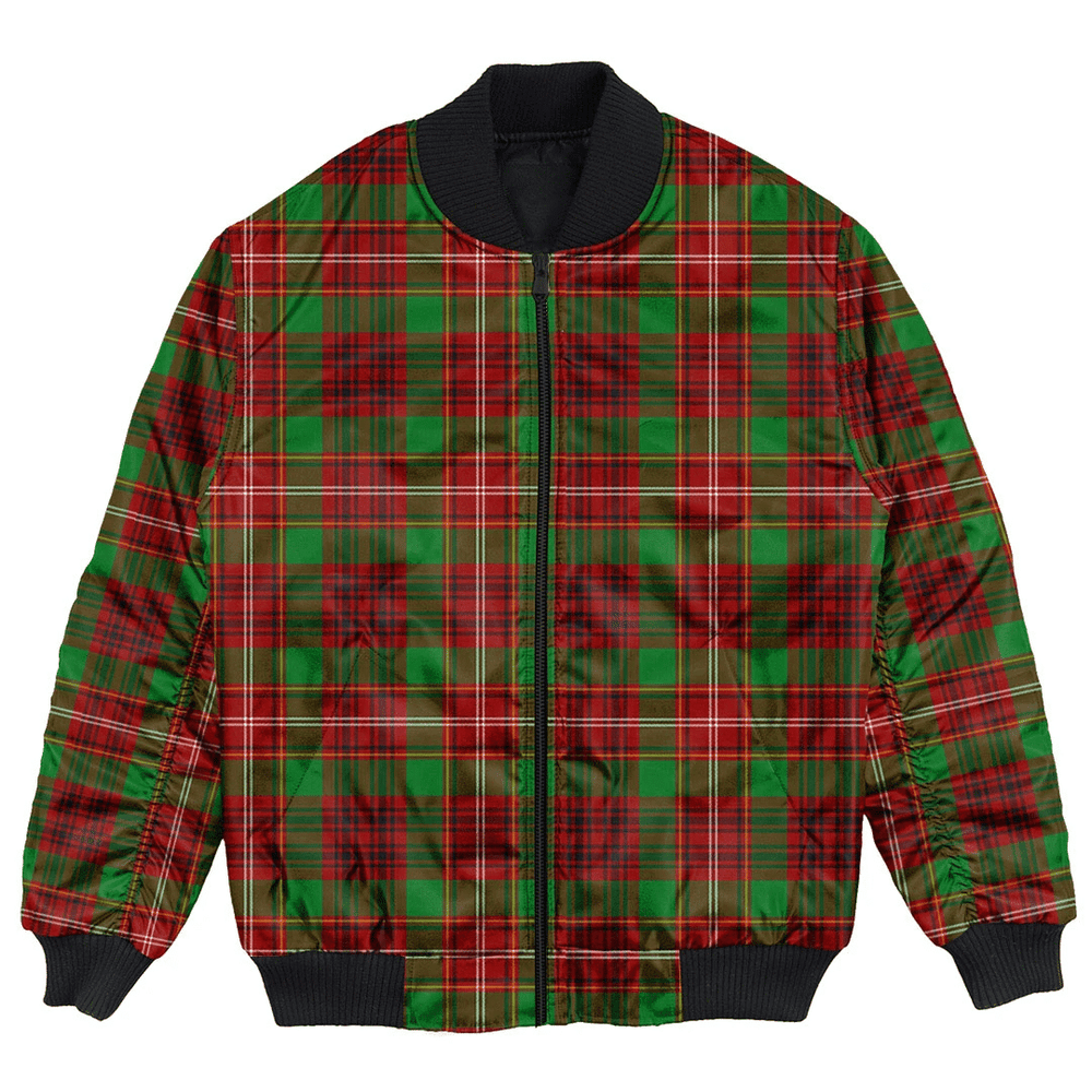Clan Ainslie Tartan Bomber Jacket MW16 Ainslie Tartan Tartan Bomber Jacket   