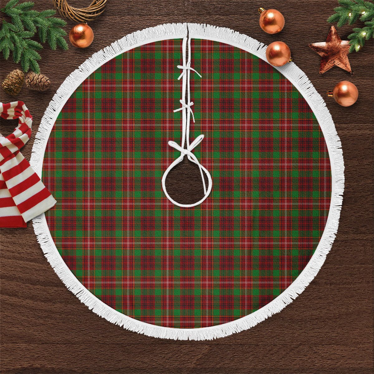 Clan Ainslie Tartan Christmas Tree Skirt OE28 Ainslie Tartan Tartan Christmas   