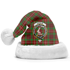 Clan Ainslie Tartan Crest Christmas Santa Hat SK34 Ainslie Tartan Tartan Santa Hat   