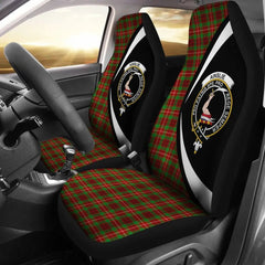 Clan Ainslie Tartan Crest Circle Style Car Seat Cover FJ26 Clan Ainslie Tartan Today   