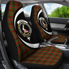 Clan Ainslie Tartan Crest Circle Style Car Seat Cover FJ26 Clan Ainslie Tartan Today   