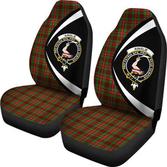 Clan Ainslie Tartan Crest Circle Style Car Seat Cover FJ26 Clan Ainslie Tartan Today   