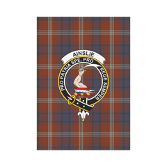Clan Ainslie Tartan Crest Garden Flag DS52 Clan Ainslie Tartan Today   