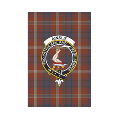 Clan Ainslie Tartan Crest Garden Flag DS52 Clan Ainslie Tartan Today   