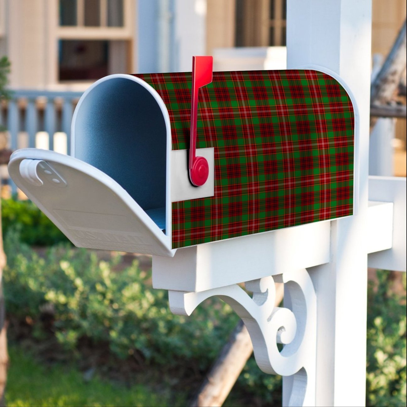 Clan Ainslie Tartan Crest Mailbox DJ85 Clan Ainslie Tartan Today   