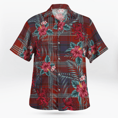 Clan Ainslie Tartan Scottish Lion Hawaiian Shirt IL11 Ainslie Tartan Tartan Hawaii Shirt   