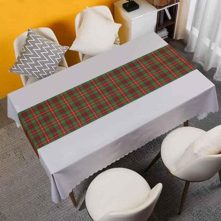 Clan Ainslie Tartan Table Runner Cotton AV27 Ainslie Tartan Tartan Table Runner   