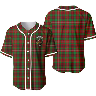 Clan Ainslie Tartan Unisex Baseball Jersey