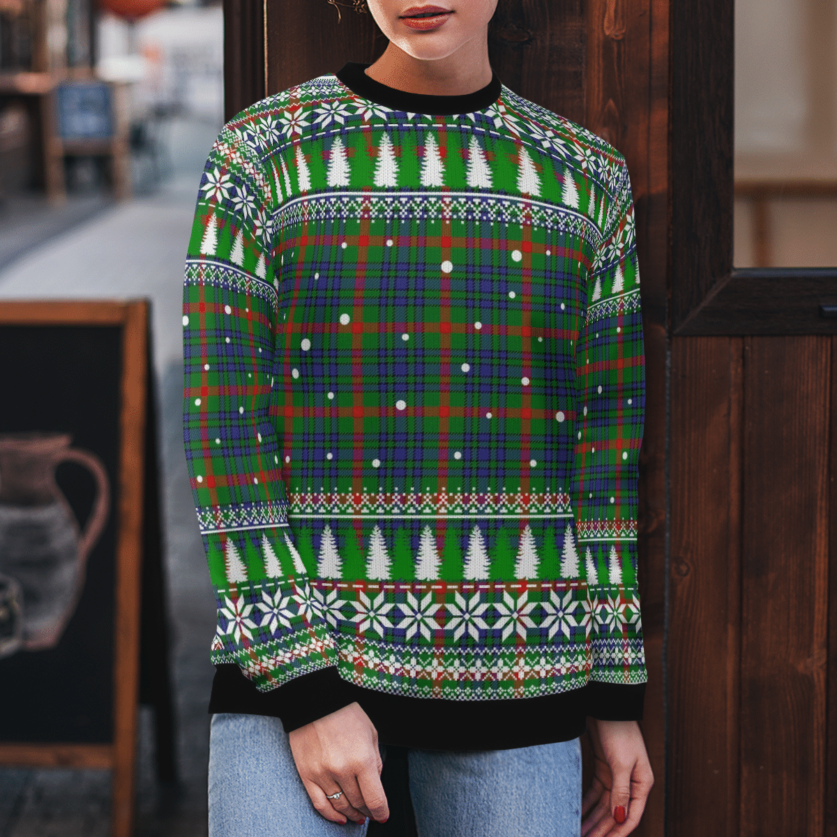 Clan Aiton Tartan Christmas Ugly Sweater EH64 Aiton Tartan Tartan Ugly Sweater   