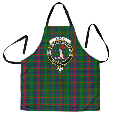 Clan Aiton Tartan Crest Apron