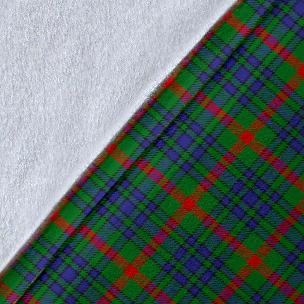 Clan Aiton Tartan Crest Blanket Wave Style EO97 Clan Aiton Tartan Today   