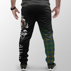 Clan Aiton Tartan Crest Jogger Sweatpants  Alba Celtic Style OA38 Clan Aiton Tartan Today   