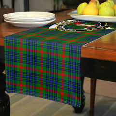 Clan Aiton Tartan Crest Table Runner Cotton MS87 Aiton Tartan Tartan Table Runner   
