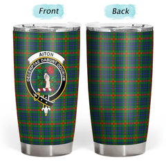Clan Aiton Tartan Crest Tumbler UM30 Clan Aiton Tartan Today   