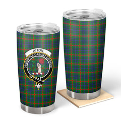 Clan Aiton Tartan Crest Tumbler UM30 Clan Aiton Tartan Today   