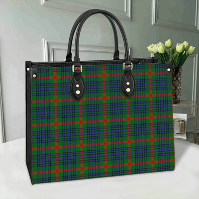 Clan Aiton Tartan Leather Bag