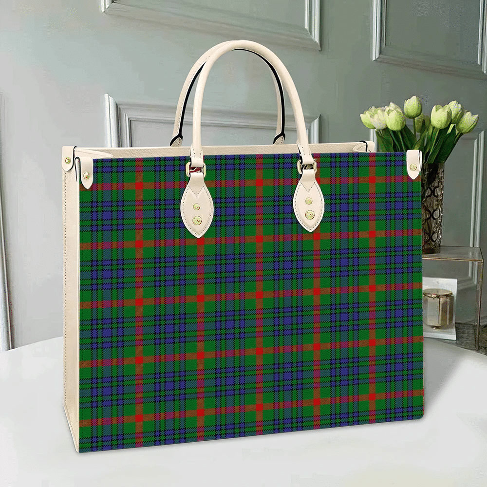 Clan Aiton Tartan Leather Bag VK74 Clan Aiton Tartan Today   