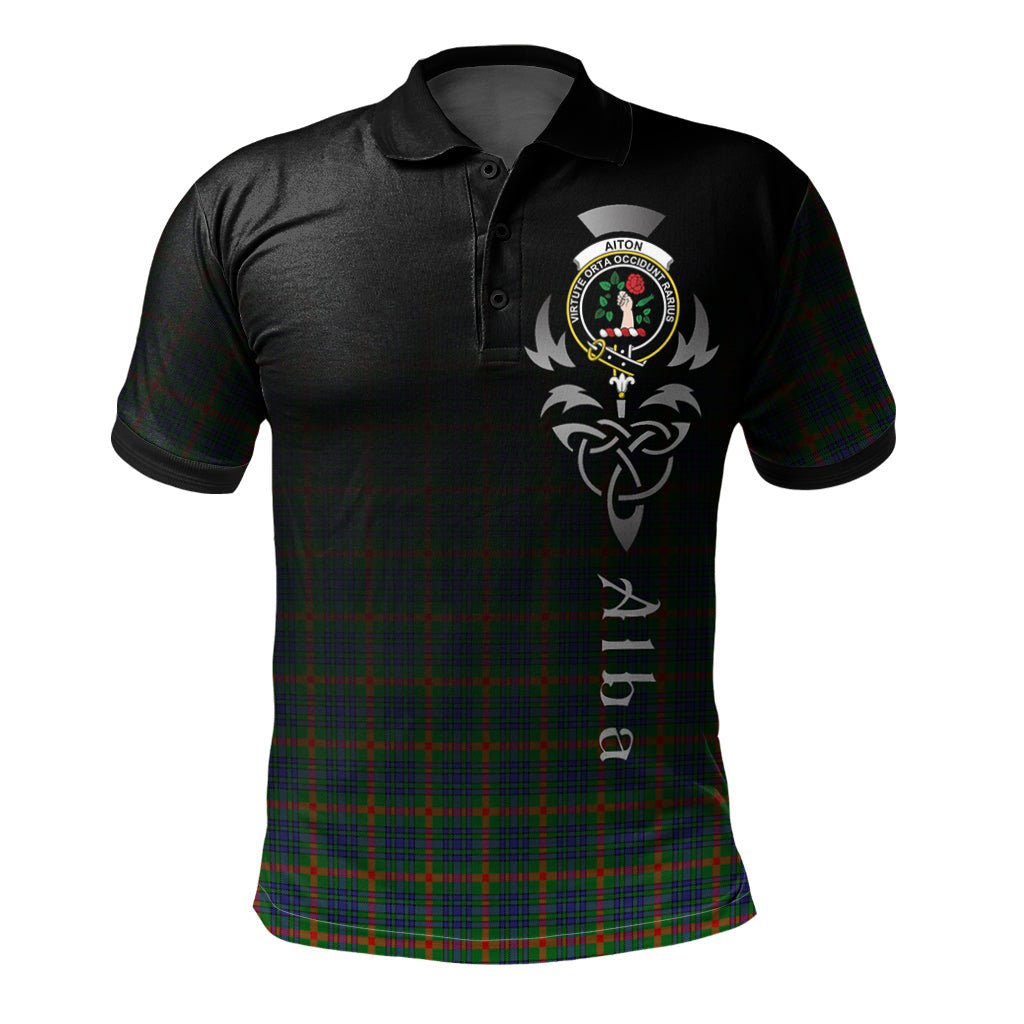 Clan Aiton Tartan Polo Shirt - Alba Celtic Style CD66 Aiton Tartan Tartan Polo   