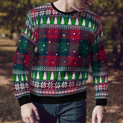 Clan Akins Tartan Christmas Ugly Sweater HE75 Akins Tartan Tartan Ugly Sweater   