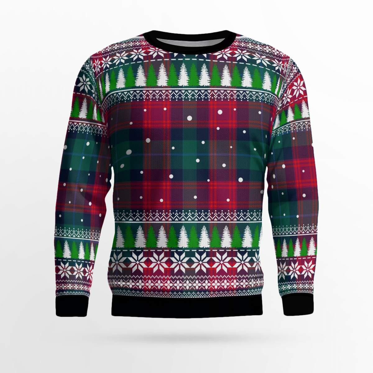 Clan Akins Tartan Christmas Ugly Sweater HE75 Akins Tartan Tartan Ugly Sweater   